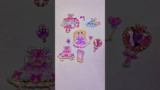 Dress Up Princess Stickers | Immersive Dressing Game #stickers #diy #doll #shorts