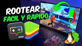 Como ROOTEA MSI 5 y BLUESTACKS de Manera FACIL Y RAPIDA  Como PONER COLORES SATURADOS en FREE FIRE