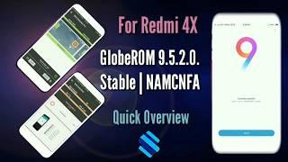 Miui 9 | Globe Rom 9.5.2.0 For Redmi 4/4X/Santoni | New animation | New IOS Status bar