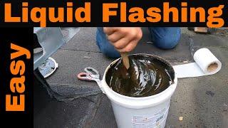 DIY Liquid Flashing to Repair Leaks on any roof - Easy, Fast for Homeowners Soccer Moms, Handyman