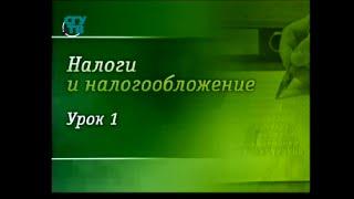 Налоги и налогообложение. Урок 1. Введение в дисциплину