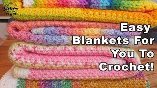 Easy Blankets For You To Crochet Right Now!