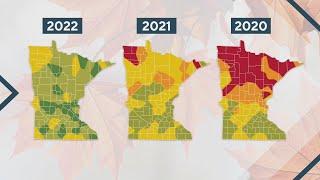 Fall colors peaking later in 2022 compared to recent years