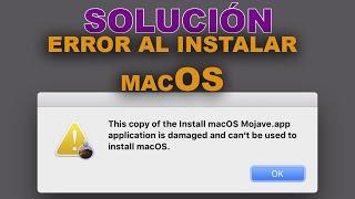 Esta copia del instalador de macOS esta dañada.. SOLUCION