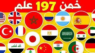 هل تستطيع معرفة كل أعلام الدول في العالم | خمن 197 علم