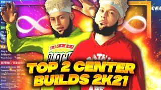 THE TWO BEST CENTER BUILDS IN NBA 2K21! THE BEST BUILDS TO NEVER LOSE AGAIN ON NBA 2K21!