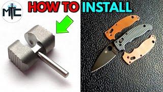 How to Disassemble the Spyderco Manix 2 - Flytanium Cage Lock Installation