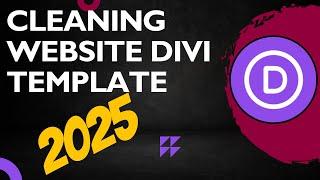 Cleaning Website Template with Divi