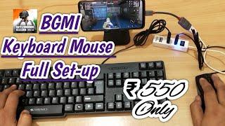 bgmi keyboard and mouse setup | 550 rs only 