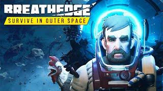 NEW - Survival in DEEP SPACE Crafting Base Building in Shipwrecked Mystery | Breathedge Gameplay