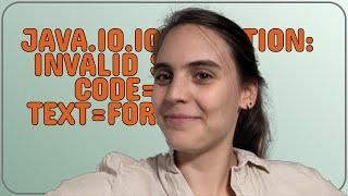 Java.io.IOException: Invalid Status code=403 text=Forbidden