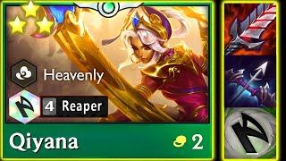 When Qiyana 3 Star ⭐⭐⭐ Become 4 Reaper 4 Altruist 2 LaserCorps | TFT SET 11