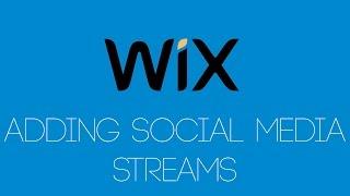 Adding Social Media Feeds In Wix  - Wix -.com Tutorial - Wix Tutorials For Beginners