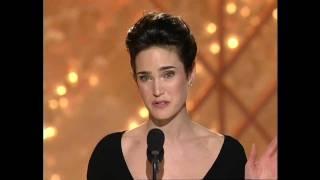 Jennifer Connelly Wins Best Supporting Actress Motion Picture - Golden Globes 2002