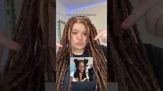trying pinterest hairstyles on my faux locs!!! 