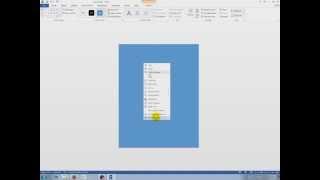 Gradient fill  (Microsoft Word 2013 )