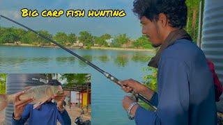 BIG CARP FISH CATCHING WITH 3 HOOKS !! fishing hunting ! amazing fishing ! #fishing #fish #fisherman