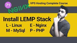 Install Nginx MySQL and PHP LEMP Stack on VPS Hosting