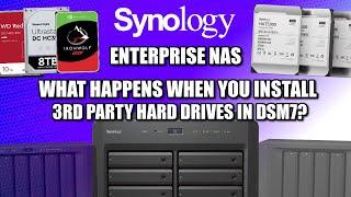 Synology Enterprise NAS - What Happens When You Install a NON-Synology HDD?