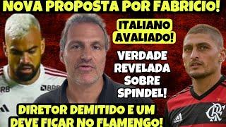 NOVA PROPOSTA DE MAIS DE $50 MI POR FABRÍCIO! FLA AVALIA VOLANTE ITALIANO! DIRETOR DEMITIDO POR BAP!