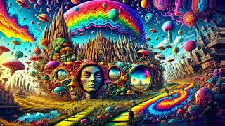 AI Psychedelic Dreamland Visualisation - Artificial Intelligence Art