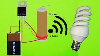 HOW TO MAKE A TESLA COIL  || DIY MINI TESLA COIL USING 13007 TRANSISTOR