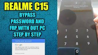 HOW TO REMOVE FORGET PASSWORD ON REALME C15 WITH OUT USING PC STEP BY STEP TUTORIAL