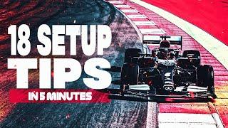 18 USEFUL Setup Tips on F1 2021 in 5 Minutes