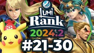 Top 50 Smash Ultimate Players: LumiRank 2024.2 #21-30