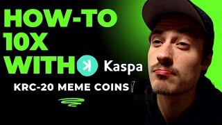 How to Spot 10-20x Plays with KRC-20 Meme Coins | Key Strategies #kaspa   #krc20