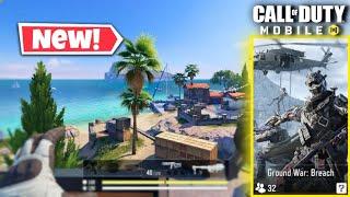 Ground War Breach & New Map Memnos Island Gameplay in COD Mobile Season 10 2023 Codm 4th anniversary