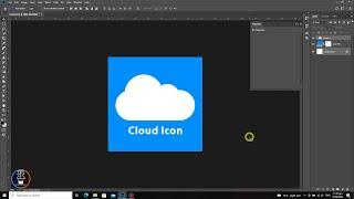 How To make Cloud Icon in Photoshop