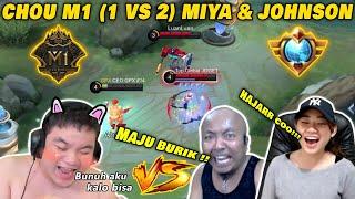 1 vs 2 !! DANGKII  VS  PASCOL &  LUAN LUAN !! CHOU M1 VS TOP GLOBAL MIYA & JOHNSON !!!