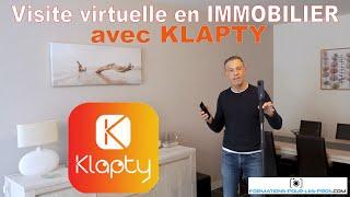 Visite virtuelle en immobilier avec klapty et les caméras 360 Insta360 et Rioch