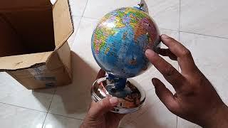 Mittal Globe 505 E Educational Political Globe Unboxing