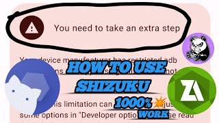 How To Connect Or Use Shizuku App || ZArchiver Problem Solve || Tech With Rusher