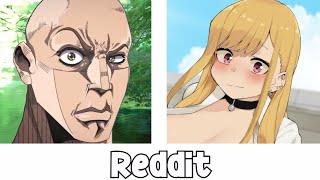 Anime VS Reddit "The rock reaction meme" Part 28