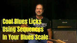 Blues Guitar Lick Lesson - Sequence Of 4s With Pull-offs and Hammer-ons Over Triplets