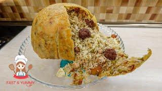 Delicious Iraqi Parda Plaw Recipe: Biryani Wrapped in Phyllo Pastry