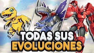 TODAS las Evoluciones de AGUMON