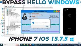 Bypass Hello iPhone 7 iOS 15.7.5 Windows - iKingcode Ramdisk - Without Signal - pwndfu