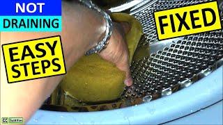 Front Load Washing Machine not Draining Water - Washing Machine full of Water