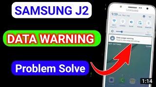 data usage warning | tap to view usage and settings | Android System | how to remove data warning