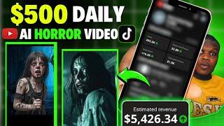 How To Create Viral AI Horror Stories For Free | Earn Daily  (copy and paste)