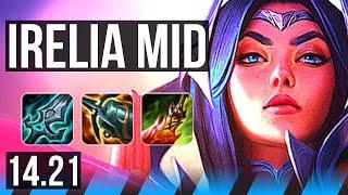 IRELIA vs KATARINA (MID) | EUW Diamond | 14.21