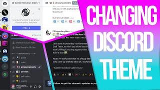 How to Change Discord's Theme Color - (Dark / Light / Super Dark)