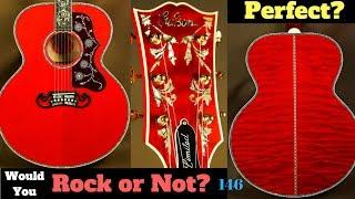 One Glaring Flaw... | Gibson SJ-200 Custom Cranberry Quilt Top Art Guitar | WYRON 146