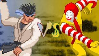 Mugen 1.1: Kung Fu Man (koikoi AI Patch) vs Donald McDonald