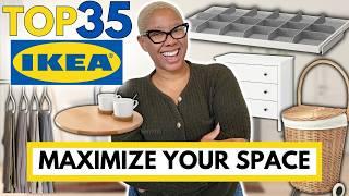 35 Genius Small Space Essentials  from IKEA in 2024! Studio, Small Space, and Apartment Friendly!