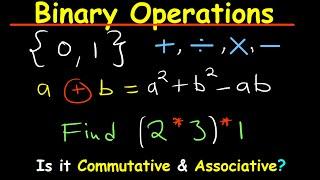 Binary Operations in 20 minutes 